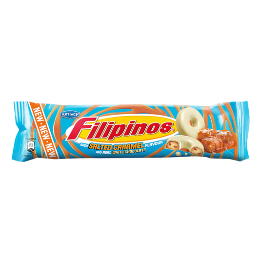 Filipinos Cioccolato Bianco Con Caramello Salato 128g-