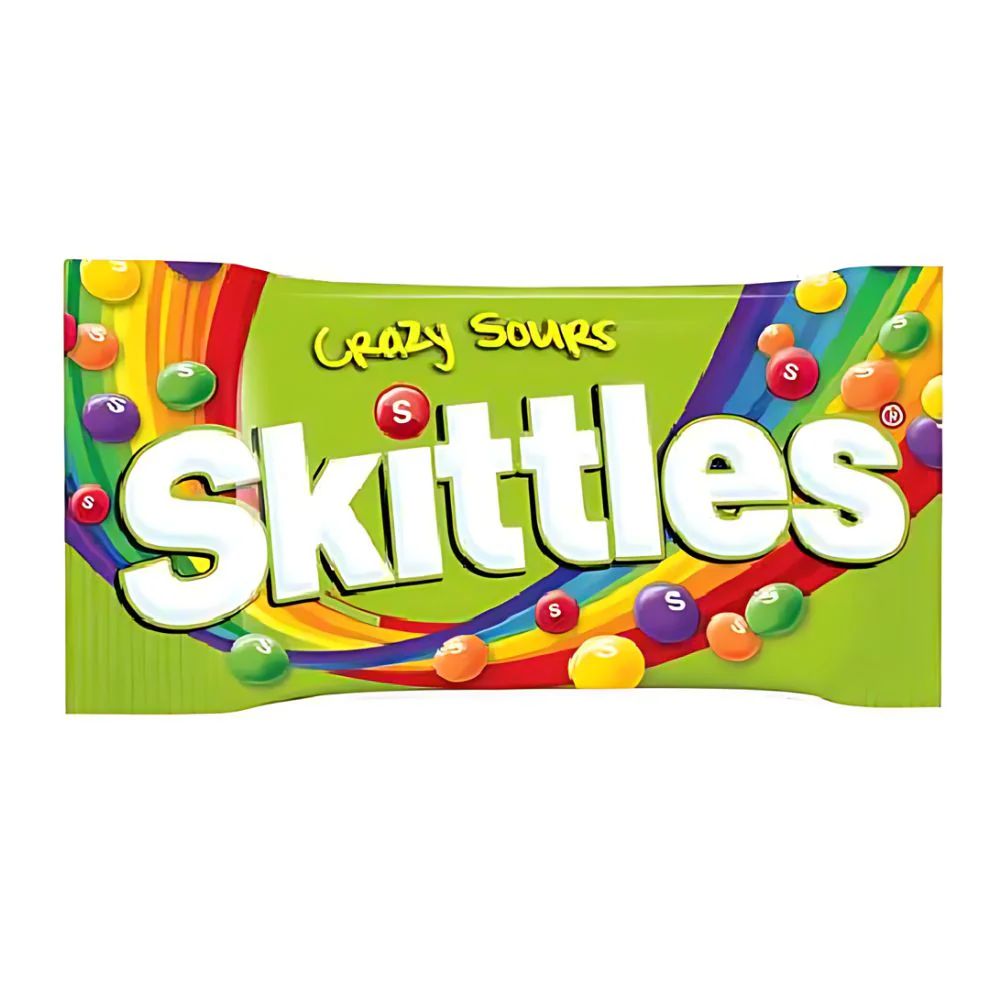 Skittles Crazy Sours, caramelle gommose al gusto di frutta aspra