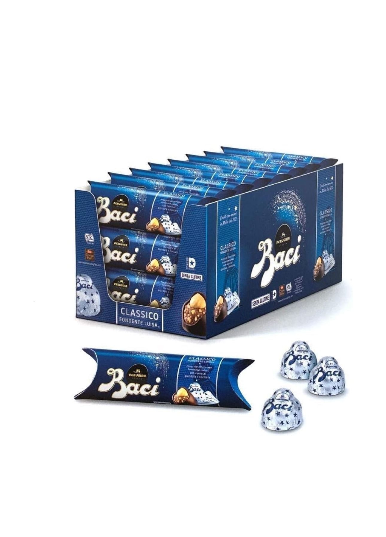 Baci Perugina Classico – 21 Tuben mit 3 Pralinen – 37,5 g