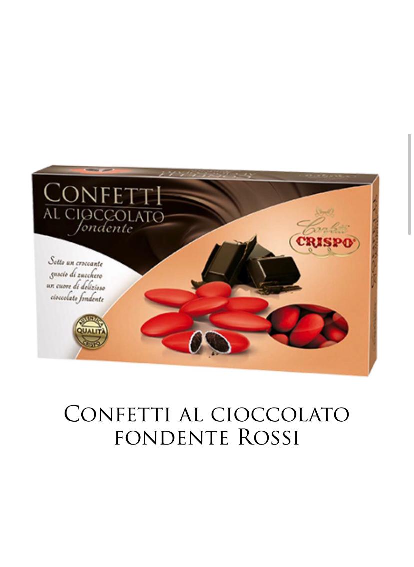 CONFETTI AL CIOCCOLATO FONDENTE ROSSI