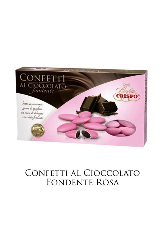 CONFETTI AL CIOCCOLATO FONDENTE ROSA