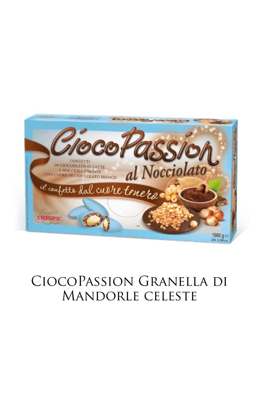 CIOCO PASSION GRANELLA DI MANDORLE CELESTE