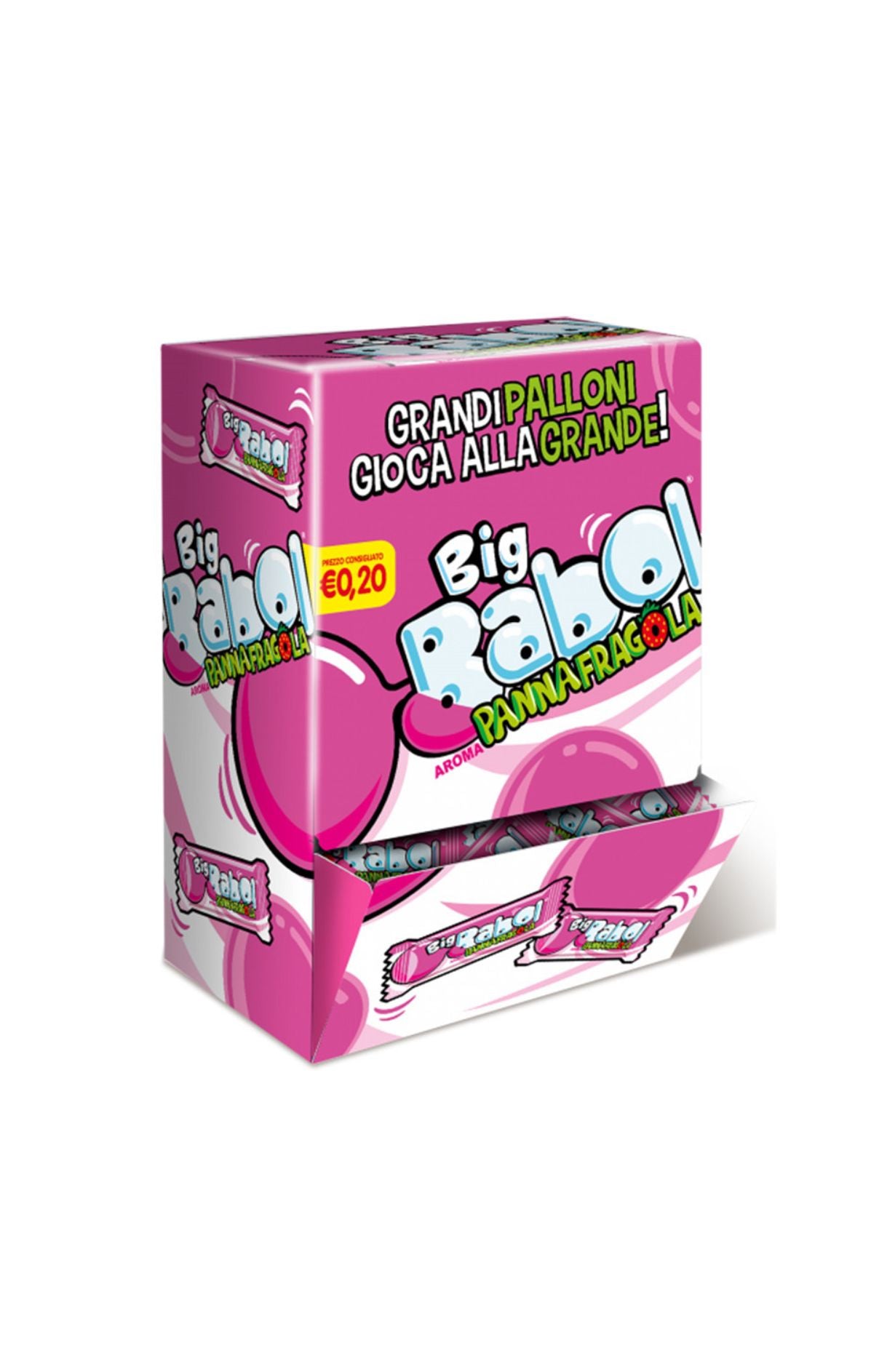 Big Babol Panna Fragola Mono