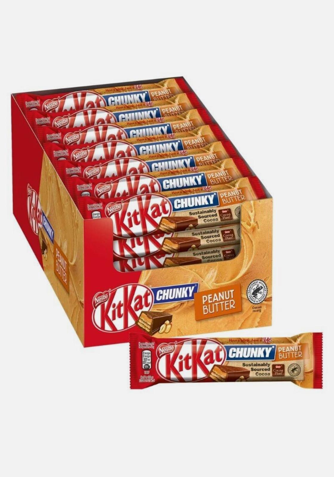 KitKat Chunky burro di arachidi 24pz