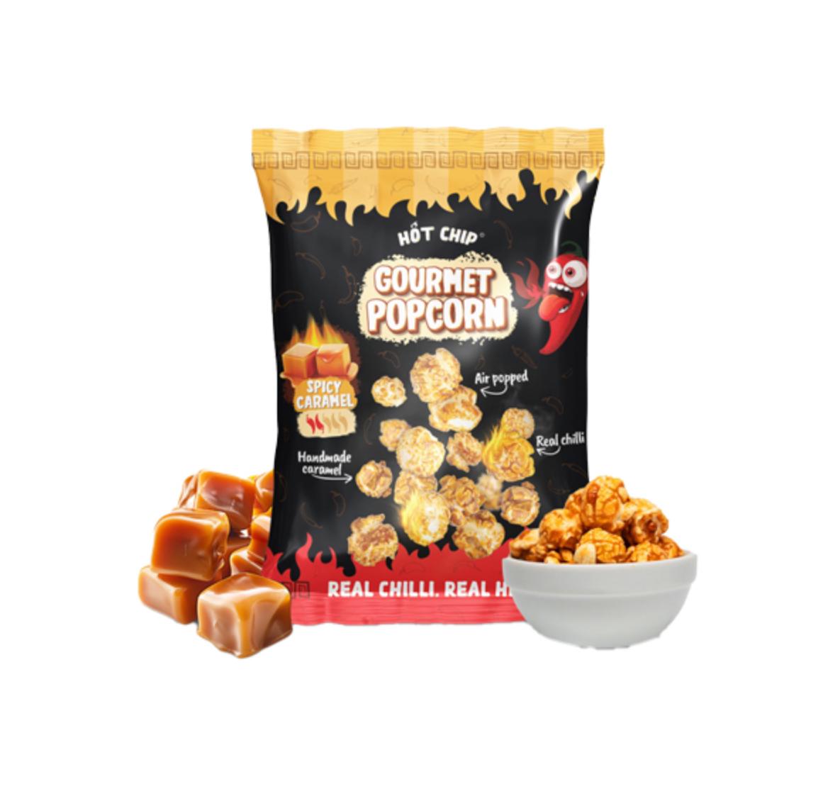 Hot Chip Pop Corn al caramello piccante (120g)