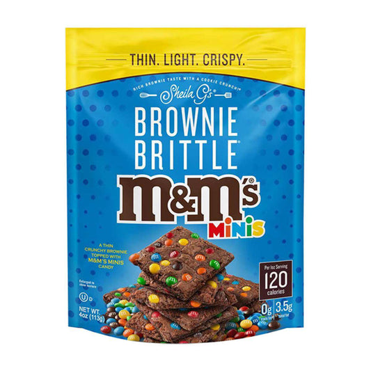 M&M 's Minis Brownie Brittle / Biscottini Croccanti di Brownie e M&M's 113g